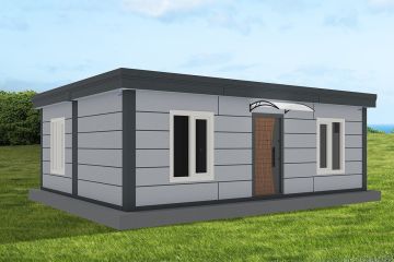 54 m² Konteyner Ev